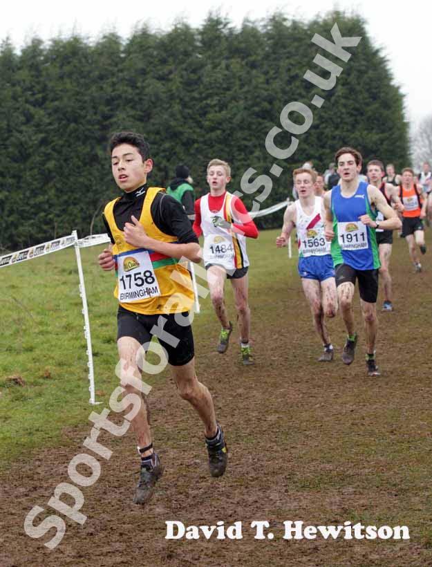 Markhim Lonsdale (North East) under-15s McCain World Cross Country Trials and Inter Counties.